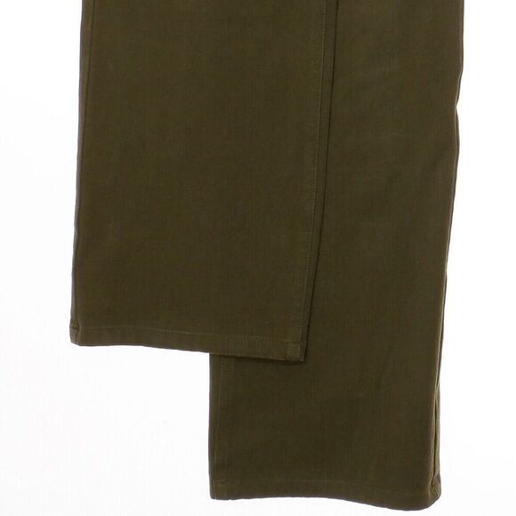 Caribbean Joe Pants Womens 10 Dark Olive Green Straight Measures 30 x 29 - Picture 7 of 10
